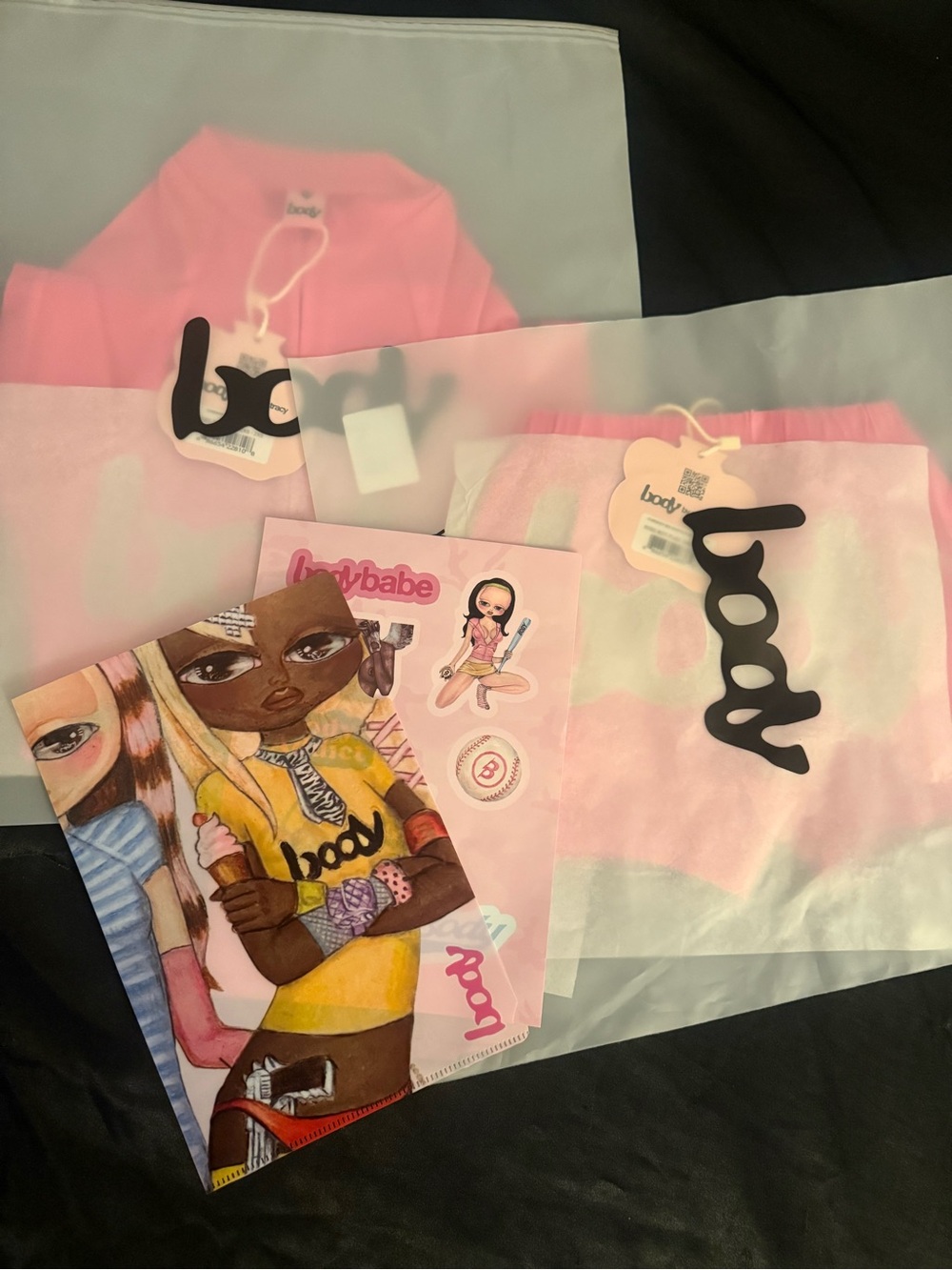 Brand-New Pink Body By Raven Zip-Up Romper